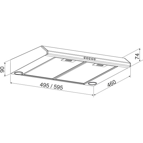 Витяжка GRANADO Toses 1503-450 White