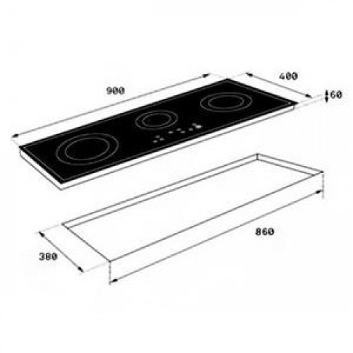 Варильная поверхность электрическая Teka IR 9330 HS (10210165)