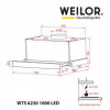 Витяжка телескопическая Weilor WTS 6230 BL 1000 LED