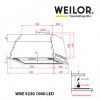 Витяжка вбудована Weilor WBE 5230 SS 1000 LED