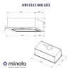 Витяжка вбудована Minola HBI 5323 BL 800 LED