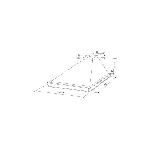 Витяжка купольна Jantar Passat 50 WH