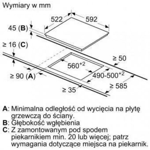 Варильна поверхня електрична Bosch PKE611FP2E