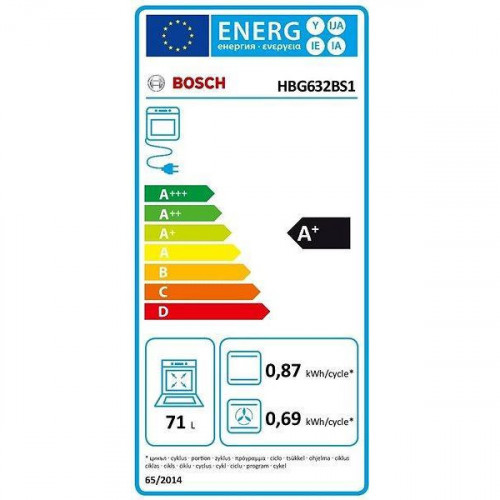 Духовка електрична Bosch HBG632BS1