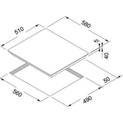 Варильная поверхность электрическая Franke FHC 604 4C T BP (108.0280.340)