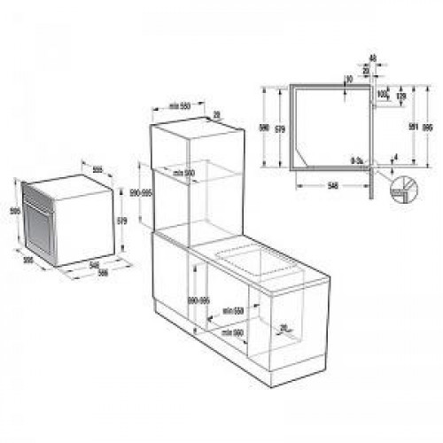 Духовка електрична Gorenje BCS798S24BG