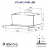 Витяжка телескопічна Minola HTL 6615 IV 1000 LED