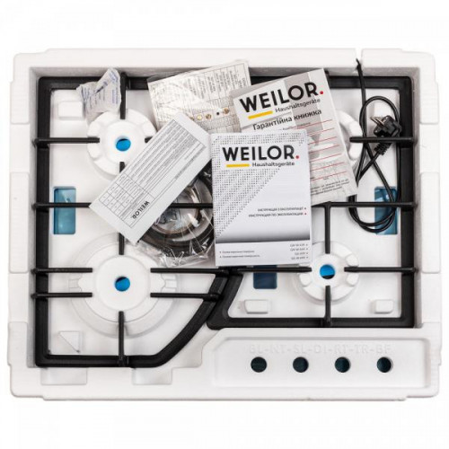 Варильная поверхность газовая Weilor GM W 644 SS