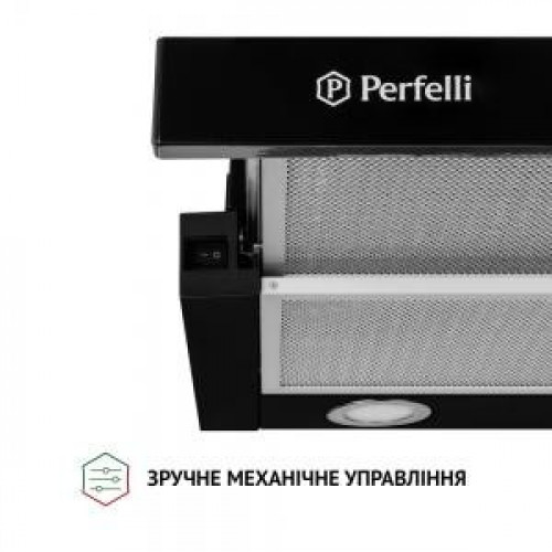 Витяжка телескопічна Perfelli TL 5212 BL 700 LED