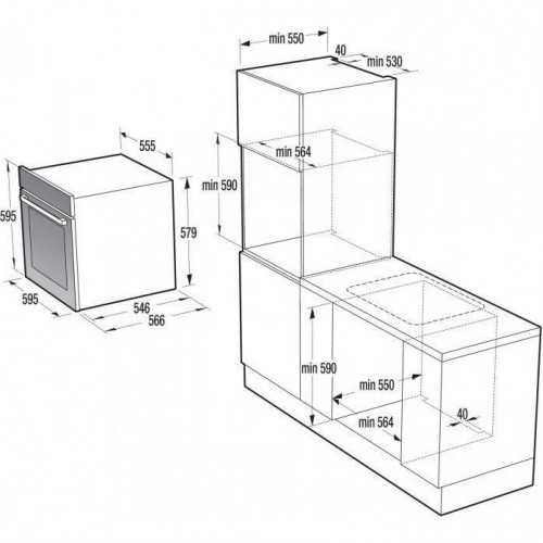 Духовка електрична Gorenje BOP798S54X