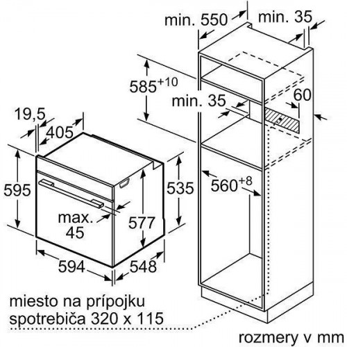 Духовка електрична Bosch HSG656XS1