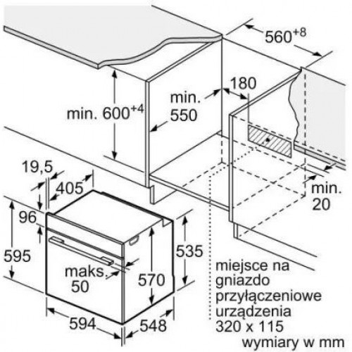 Електрична духовка Bosch HBA3540B0