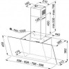 Витяжка похила Franke EVO PLUS FPJ 625 V BK/SS (330.0528.064)