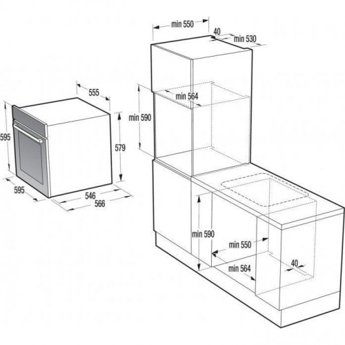 Духовка електрична Gorenje BO798S37BG