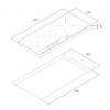 Варильная поверхность электрическая Teka IZC 93320 MST Черный (112510025)