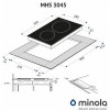 Варильна поверхня електрична Minola MHS 3045 KBL