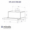 Витяжка телескопічна Minola HTL 5214 BLF 700 LED
