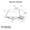 Витяжка повновбудована Minola HBI 5722 WH 1200 LED