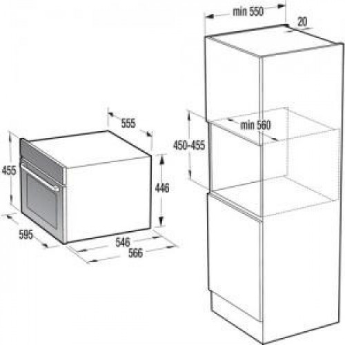 Духовка електрична Gorenje BCM598S18X