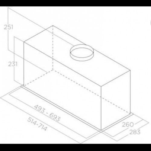 Витяжка вбудована Elica FOLD S IX/A/52