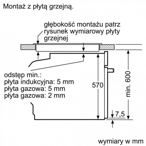 Духовка електрична Bosch HRA534EB0