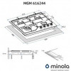 Варильная поверхность газовая Minola MGM 616224 BL