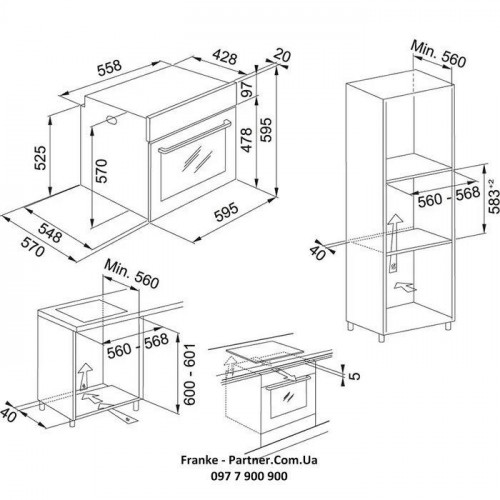 Духовка електрична Franke SMART FSM 86 HE XS (116.0605.988)