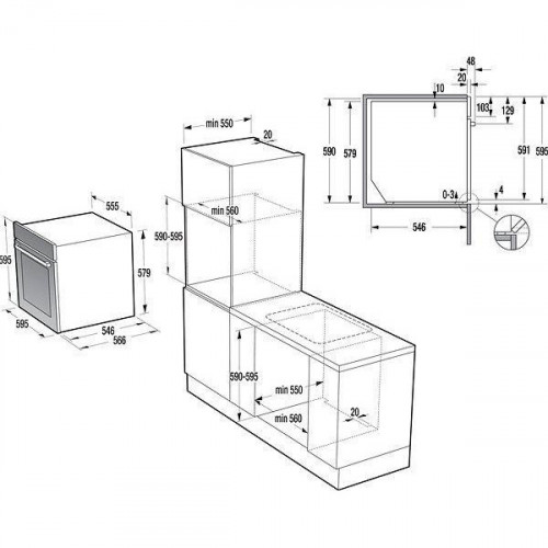 Духовка електрична Gorenje BCS747S34X