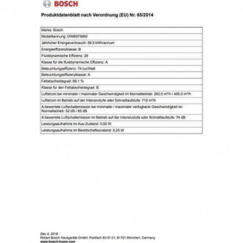 Витяжка Т-подібна Bosch DWB97IM50
