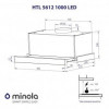 Витяжка телескопічна Minola HTL 5612 WH 1000 LED