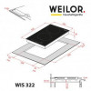 Варильная поверхность электрическая Weilor WIS 322 BLACK
