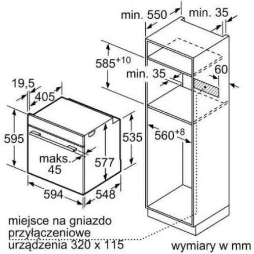 Духовка електрична Bosch HBG7322B1