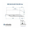 Витяжка вбудована Minola HBI 5263 BL GLASS 700 LED Line