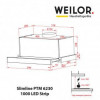 Витяжка телескопічна Weilor PTM 6230 SS 1000 LED