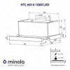 Витяжка телескопічна Minola HTL 6614 I 1000 LED