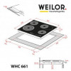 Варильна поверхность электрическая Weilor WHC 661 BLACK
