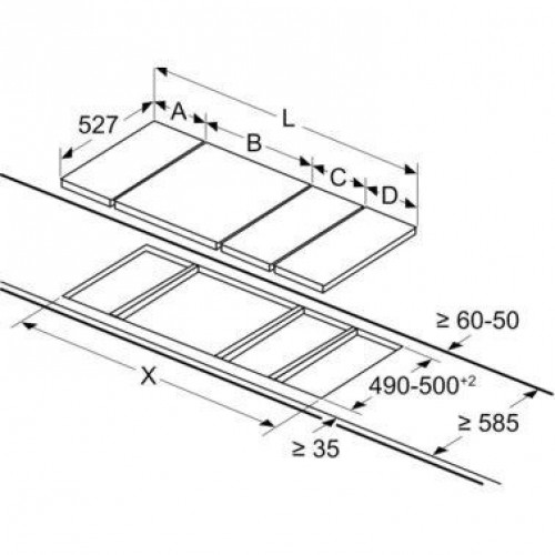 Варильная поверхность электрическая Bosch PKF375FP2E