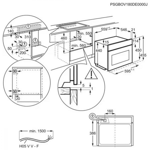 Мікрохвильовка з грилем Electrolux EVM8E08V