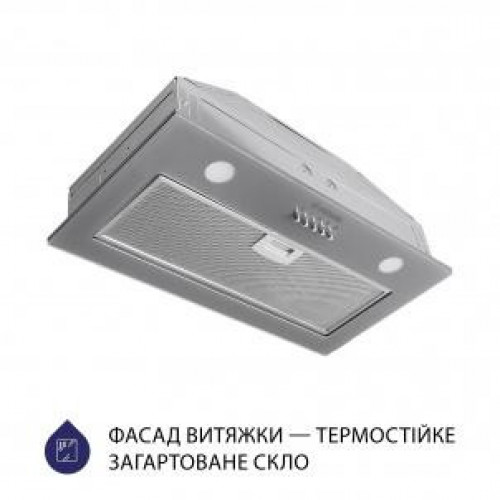 Витяжка вбудована Minola HBI 5262 GR GLASS 700 LED