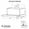 Витяжка телескопічна Minola HTL 6615 I 1000 LED