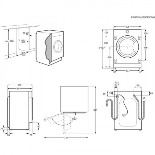 Пральна машина автоматична Zanussi ZWI712UDWA