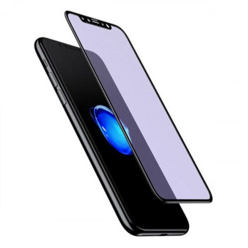 Захисне скло Baseus 0.23 PET Soft 3D Anti-Blue light Film (SGAPIPHX-CPE01) для IPhone X, матове чорне