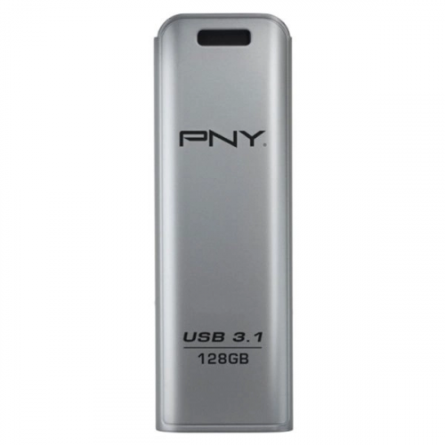 Флешка 128GB PNY Elite Steel (FD128ESTEEL31G-EF) (USB 3.1), сірий