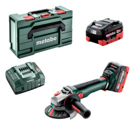 Акумуляторна безщіткова болгарка Metabo WB 18 LT BL 11-125 Quick (2х18 В, 8 А*год, 125 мм) (613054810)