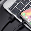 Кабель USB-Lightning USAMS для Apple 2A (1.2м), чорний