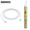 Кабель 2 in 1 USB-Lightning/Type-C Remax RC-037a (1.0м), білий