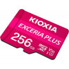 Secure Digital (microSDHC) пам'ять 256GB Kioxia Exceria Plus (LMPL1M256GG2) (Class10 UHS I)