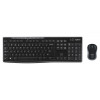 Комплект клавіатура+миша Logitech MK270 (920-004509) бездротовий (USB), чорний, гравірування