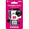 Secure Digital (microSDHC) пам'ять 256GB Kioxia Exceria Plus (LMPL1M256GG2) (Class10 UHS I)