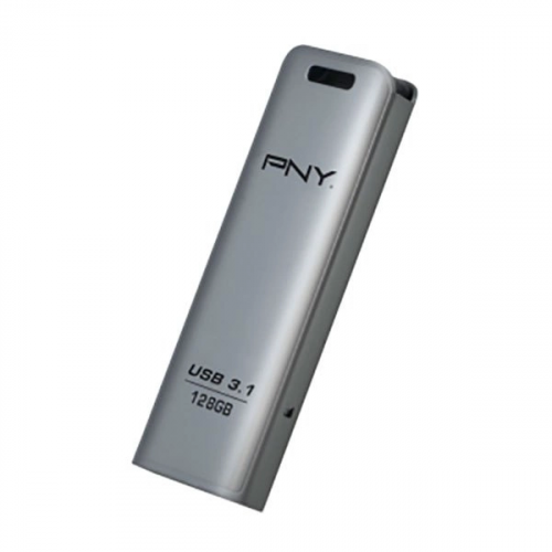 Флешка 128GB PNY Elite Steel (FD128ESTEEL31G-EF) (USB 3.1), сірий